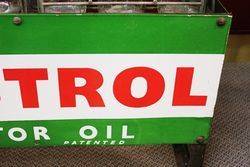 Genuine Castrol Enamel Front 12 Bottle Oil Rack