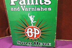 Bergers Paints Double Sided Post Mount Enamel Advertising Sign