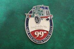 99th Lake Goldsmith Steam Rally Car Badge.