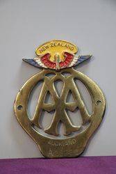 AA Auckland New Zealand Car Badge 