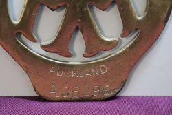 AA Auckland New Zealand Car Badge 