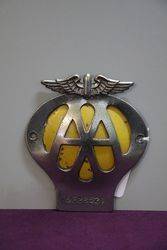 AA Car Badge 