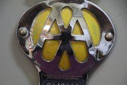 AA Car Badge 