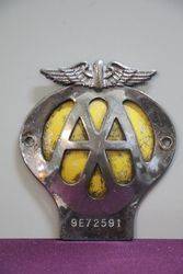 AA Car Badge 