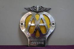 AA Car Badge 