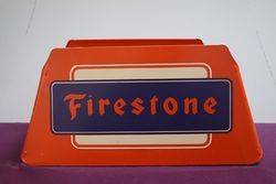 A Firestone Tyres Garage Forecourt Type Stand 