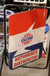 A Garage Forecourt Golf Petrol Spinning Tin Sign 