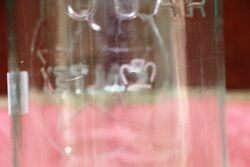 A Good Vintage Caltex One Quart Oil Bottle