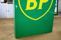 A Large Vintage BP Acrylic Double Sided Light Box  