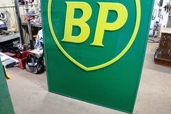A Large Vintage BP Acrylic Double Sided Light Box  