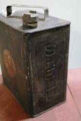 A Lovely Original Shell 2 gallon Running Board Fuel Can