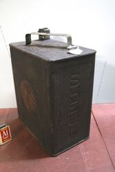 A Lovely Original Shell 2 gallon Running Board Fuel Can