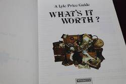 A Lyle Price Guide Whatand39s it Worth By Tony Curtis 