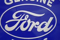 A Original Ford Genuine Parts Oval Double Sided Enamel Sign 