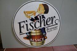 A Pair of Vintage Fisher Pictorial Pub Signs 