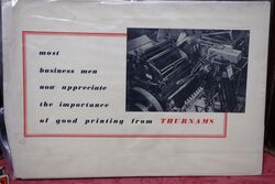 A Pictorial Calendar Showcard Produced for Charles Trunam and Sons 1952