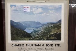 A Pictorial Calendar Showcard Produced for Charles Trunam and Sons 1955