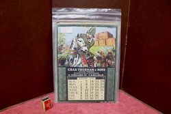 A Pictorial Calendar Showcard Produced for Chas Trunam & Sons 1923.