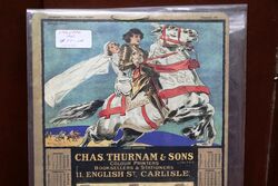 A Pictorial Calendar Showcard Produced for Chas Trunam and Sons 1947