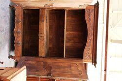 A Rare Antique French Well Carver Armoire 