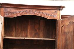 A Rare Antique French Well Carver Armoire 