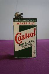 A Rare Castrol Wakefield Outboard Gear Oil Tin