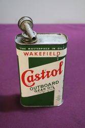 A Rare Castrol Wakefield Outboard Gear Oil Tin