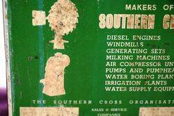 A Rare Vintage Southern Cross Lubricating Oil Tin