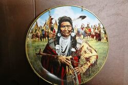 A Selection of Franklin Mint American Indian Heritage plates 