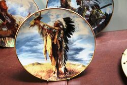 A Selection of Franklin Mint American Indian Heritage plates 