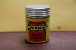A Small Dunlop Rubber Solution Tin