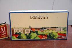A Souvenir of Bournville Pictorial Advertising Tin. A Souvenir of Bournville Pictorial Advertising Tin.