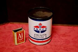 A Very Clean Amoco Amolith Grease Two 1lb Grease Tin.