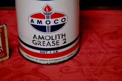 A Very Clean Amoco Amolith Grease 2 1lb Grease Tin