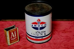 A Very Clean Amoco Amolith Grease 2 1lb Grease Tin 