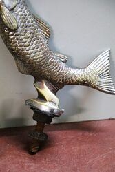 A Vintage ADesmo Fish Car Mascot