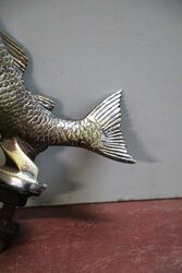 A Vintage ADesmo Fish Car Mascot