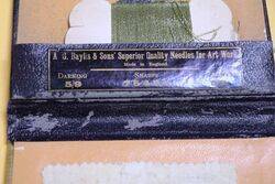 A Vintage AGBaylis and Sons Hard Cover Needles Book 