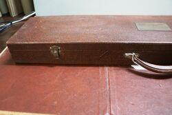 A Vintage Archery Arrow Case with 9 Arrows