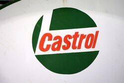A Vintage Castrol L Round Enamel Advertising Sign 