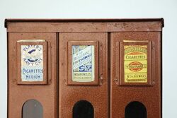 A Vintage Cigarette Wall Mounted Vending Machine