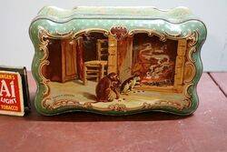 A Vintage French  Lyon  Pictorial Collectors Tin