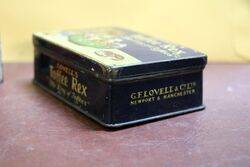 A Vintage Lovelland39s Toffee Rex Pictorial Collectors Tin