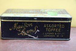 A Vintage Maison Lyons Assorted Toffee Tin