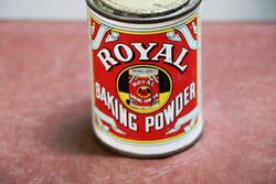 A Vintage Small Royal Baking Powder Pictorial Tin