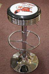 Adjustable Garage/Bar Stool Texaco Fire-Chief Gasoline 