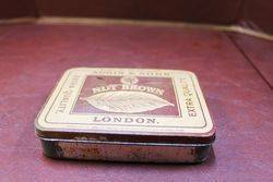 Adkin and Sons Nut Brown Tobacco Tin