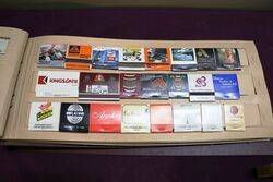 Album of 110 Collectors Match Boxes   