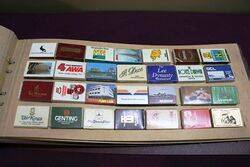 Album of 110 Collectors Match Boxes   