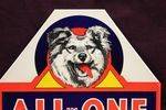 All In One Kennel Meal Near Mint Tin Sign